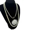 2023 Nouveau collier de perles Gujia G en laiton conçu par une chaîne de chandail à double couche de niche