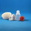 100 Pcs 5 ML LDPE 플라스틱 Dropper 병 어린이 증거 안전 캡 및 팁 짧은 젖꼭지 Irutx와 압착 병 증기