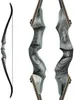 Bow Arrow Black Hunter Takedown Recurve Bow 60inch med bambu kärnbenar bågskytte jakt målövning för jakt mål 20-60lbshkd230626