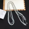 Beaded Halsband Yamega Handgjorda Long Pearl Designer Sweater Chain Multi Layer Halsband för kvinnor Koreanska modesmycken gåvor 230613