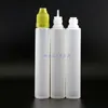 Enhörning droppflaska 30 ml med barnsäker säkerhetslock Penform Nippel LDPE -plastmaterial för E Liquid Ahsfn