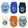 Hond Kleding Leuke Cartoon Hoodie Winter Fleece Warm Huisdier Kleding Voor Samll Medium Honden Jas Yorkshire Katten Puppy Kleding ropa Perro