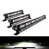 LED Work Light 180w 20inch Single Row LED Light Bar Suitable For Off-road Car SUV Trucks Tractor Fog Lights 12V/24V Spot Flood Light outdoor waterproof black