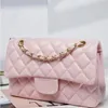 Top Deisgner Custom Handtas Luxe Schoudertassen Beroemde Merk Tas CF Handtassen Echt Leer Schapenvacht Goud Of Zilver Chain Slant Crossbody Tas Voor Vrouwen