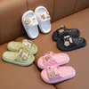 Slipper Summer Childrens Girls Slippers Cute Cartoon Bear Rabbit Soft Breathable NonSlip Home Beach Boys Kids 230626