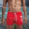 Herrbadkläder herrbadshorts sommar lyxiga badkläder man baddräkt simning stammar sexiga strand shorts surf brädan manliga kläder byxor 230621