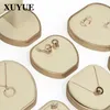 Jewelry Stand Mall Jewelry Shop Window Show Props Metal Fiber Necklace Organizer Rings Display Stand Earring Pendant Show Tray 230626