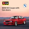 Diecast Model car Bburago 1 24 M3 E30 1988 Alloy Model Car Luxury Vehicle Diecast Car Model Toy 230625