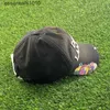 Galleryes Dept baseball cap Amerikaanse stijl 22SS gezamenlijke naam graffiti bespatte inkt om oude pet voor mannen zonnescherm hoed getij te maken