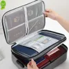 Multi-Layer Document Storage Bag Certificate File Organizer Case Family Large Capacity Document Card Passport PAG Portföljd