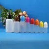 100 pièces 100 ml (1/6 oz) flacons compte-gouttes en plastique bouchons à l'épreuve des enfants embouts LDPE pour E vapeur Cig liquide jus 100 ml Hijuu