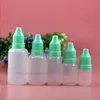 30 ML LDPE Plastic Dropper Bottles With Tamper Proof Caps & Tips Thief Safe Vapor Squeeze thick nipple 100 Pieces Gofvh