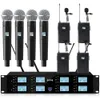 Microphones Professionelles UHF -Wireless -Mikrofon 8 Kanal Handheld -Mikrofon -Lavalier -Mikrofon -Performance -Konferenzmikrofon