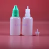 30 ML LDPE Plastic Dropper Bottles With Tamper Proof Caps & Tips Safe e Vapor Squeeze thin nipple 100 pieces per lot Lhqle