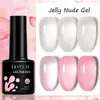 7ml gelatina rosa gel gel gel gel di colore traslucido vernis semi permanente gel nail art top cappo