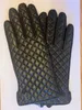 Luxury Women Leather Gloves Classic Designer Plaid Glove Winter Warm Soft Glove äkta fårskinnsläder