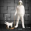 Decoratieve objecten Beeldjes Banksy Street Art Barking Dog Walker Graffiti Standbeeld Sculptuur Collectible Home Office Desk Decorations 230625