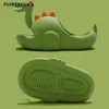 Slipper Leuke Dinosaurus Cartoon Kinderen Zomer Schoenen Zachte Eva Slides Jongens Meisjes Strand Slippers Comfort Grappig Ontwerp Kids 230626