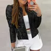 Women's Jackets STYLISH LADY Sparkly Sequin Jacket 2023 Autumn Women Long Sleeve Gold Silver Cardigan Street Club Shiny Glitter Coat