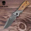 Camping Hunting Couteaux 150 mm 5cr15mov Blade Couteaux Pliant Couteau avec carabiner suspendu randonnée de boucle en plein air