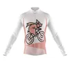 Camicie da ciclismo Top Estate Divertente Maglia da ciclismo Uomo manica lunga Abbigliamento da bicicletta MTB Bike Abbigliamento sportivo Camicie Traspirante Maillot Ropa Ciclismo 230625