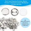 Craft Tools 600 PCS Blank Button Pupport