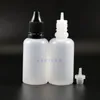 100 Pcs/Lot 30 ML High Quality LDPE Tamper Proof Plastic Dropper Bottles Thief Safe Vapor Squeeze thin nipple Ljtdd