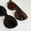 Ovale Cat-Eye-Sonnenbrille, goldfarben, schwarz, dunkelgrau, für Damen, Sommersonnenbrille, Sonnenbrille, UV400-Brille mit Box