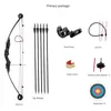 Bow Arrow Set Archery 35 lbs Compound Bow IBO 130 fps Fishing Shooting Ourdoor Hunting Bow 25inch Draw Length Sports Bow And ArrowHKD230626