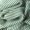 여성용 블라우스 여성 실크 블라우스 뽕나무 느슨한 유형 녹색 줄무늬 인쇄 둥근 목 버튼 다운 셔츠 탑 8284