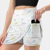 Skirts Cute Pastel Rocking Horses Women's Skirt Aesthetic Fashion Short Horse Abdl Ageplay Happy