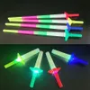 LED Işık Çubukları 51020 PCS 4 Bölüm Uzatılabilir Glow Sticks Kılıç Çocuk Oyuncak Hediye Parlak Partisi Panlar Flash Light Up Sticks Parts Malzemeleri 230625