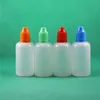 100 set / lotto 50ml Bottiglie contagocce in plastica a prova di bambino Punta lunga e sottile PE Sicuro per e Liquid Vapor Vapt Juice e-Liquide 50 ml Wxjku