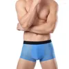 Caleçon homme sans couture Sexy Gay Pouch Boxerunderwear Glace Soie Modal Homme Respirant Doux Toucher Cuecas