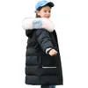 Jacket Girls' Length Korean Version Zhongda 2021 New Westernized Baby's Thickened Children's Coat set girls boys Winter jackets padded