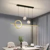 Lampes suspendues Nordic Home Decor LED Lights Table à manger Cuisine Salon El Restaurant Coffee Hall Studyroom Éclairage intérieur