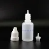 20 ML 100 Pcs High Quality LDPE Plastic Dropper Bottles With Tamper Proof Caps & Tips Safe e Cig Squeezable Bottle thin nipple Krepx