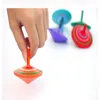 Spinning Top 3pcs Child Classic Toy Rotating wielokolorowy drewniany wiroskop tradycyjny zabawki dla niemowląt 230626