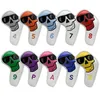 Otros productos de golf Color Skull Iron Head Cover Golf Club Cover 10pcs Set 230625