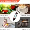 Stainless Steel BBQ Meat Thermometer Kitchen Digital Cooking Food Probe Hangable Electronic Barbecue Household Temperature Detector Tool