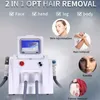Machine de retrait de tatouage de cheveux de laser de spécialité 2 en 1 Machine laser IPL + Nd Yag avec machine multifonction portable à faisceau laser