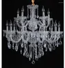 Chandeliers Modern Crystal Pendant Lamp D85cm H75cm 15L Candle Chandelier Fixture Staircase Lighting Stairs Long Hanging