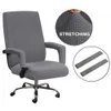 Chair Covers Waterproof Elastic Antidirty Rotating Stretch Office Computer Desk Seat Cover Removable Slipcovers Home Decor 230626