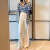 Women's Pants Women 2023 Spring Summer Fashion Pleated Loose Wide Leg Female Elastic High Waist Trousers Lady Casual Chiffon H75