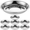 Dinnerware Sets Stainless Steel Disc Multi-functional Serving Plates Roast Storage Trays