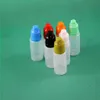 100 Sets/Lot 15ml Plastic Dropper Bottles Child Proof Long Thin Tip PE Safe For e Liquid Vapor Vapt Juice e-Liquide 15 ml Iipqn