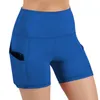 Yoga Outfit Gym Jogging Running Shorts Yoga Shorts Vrouwen Hoge Taille Lifting Push Up Strakke Sport Pocket Fitness Yoga korte Broek 230625