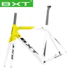 Bilbilsställen BXT Full Carbon Ultralight Road Bike Frame DI2 Lämplig 130 mm nav och 700C hjul V Broms kolfiberväg Bike Frame 230626