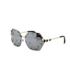 52% OFF Wholesale of sunglasses New Frameless Trimmed Box Women's Sunglasses Metal Glasses