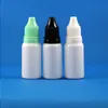 100 insiemi / lotto 15 ml BIANCO Bottiglie contagocce in plastica Punta lunga e sottile Neelde LDPE Liquidi a prova di manomissione E CIG Vapor 15 ml Lmfme